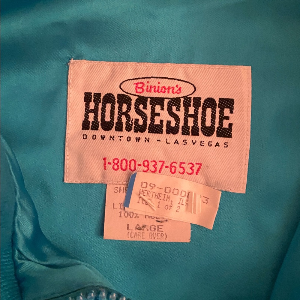 Vintage Binion’s Horseshoe Las Vegas World Series of Poker Jacket - Picture 3 of 8